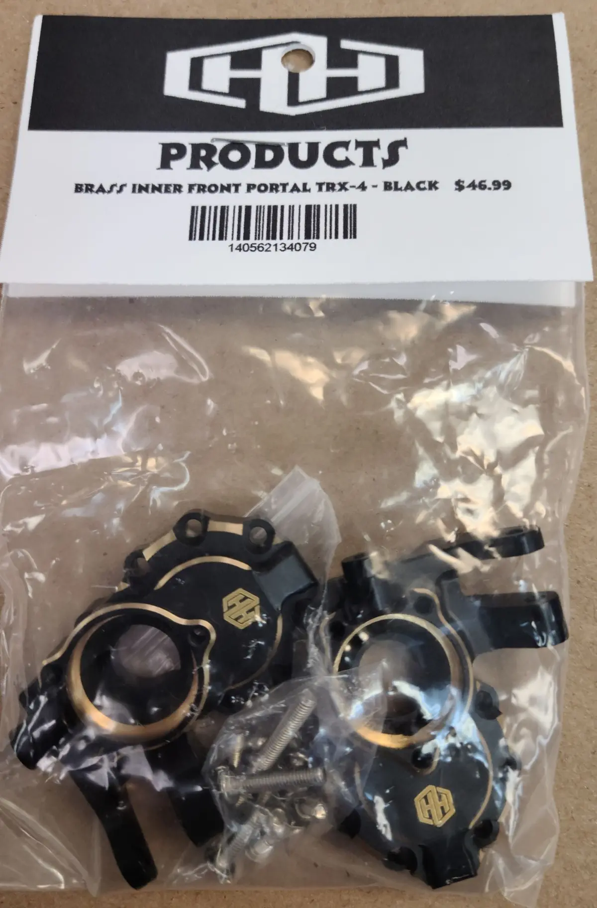 Hamilton Hobbies Trx-4 Brass Front Steering Knuc  (Ham134079) 1