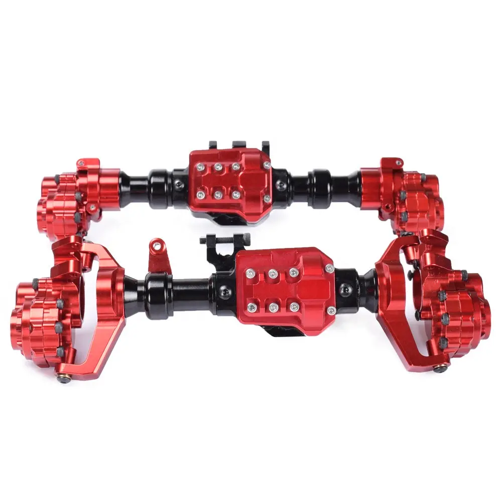 Hamilton Hobbies Trx4 Cnc Axle Set - Red  (Ham136052) 1