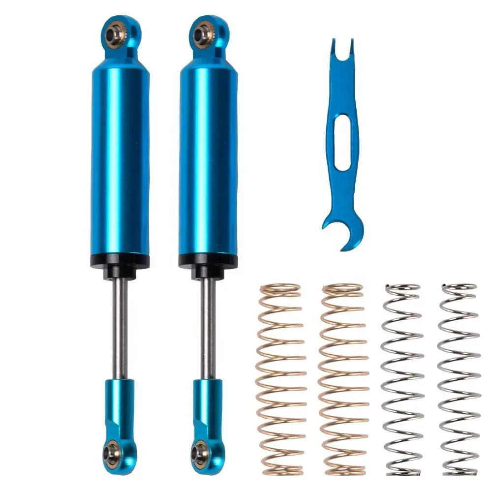 Hamilton Hobbies 90Mm Scale Shocks - Blue  (Ham136059) 1