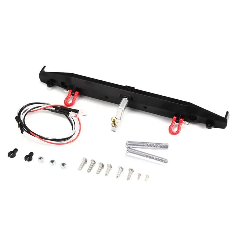 Hamilton Hobbies Scx10 Iii Rear Bumper With Led Lights   (Ham136094) 1