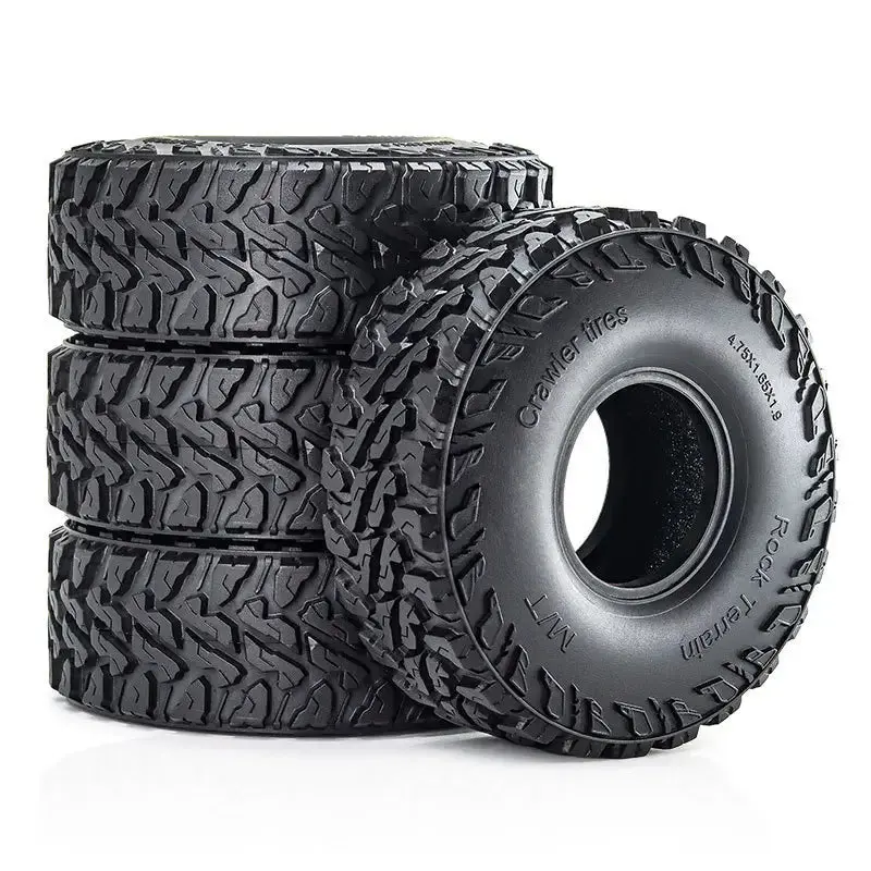 Hamilton Hobbies 4Pcs 120Mm 1.9 Inch Rubber Rocks Wheel Tires (Hamxl012) 1