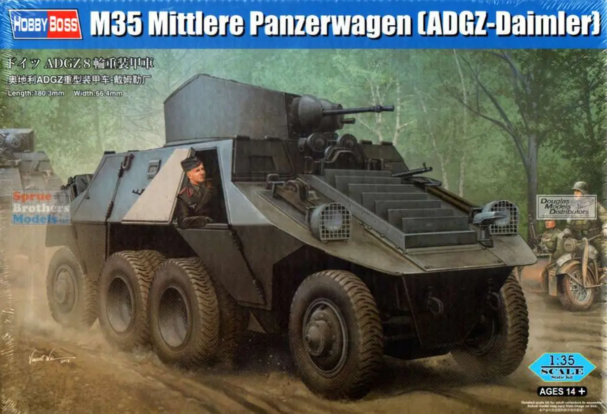 Hobby Boss 1:35 Hobby Boss M35 Mittlere Panzerwagen (Adgz-Daimler)    (Hbs83889) 1
