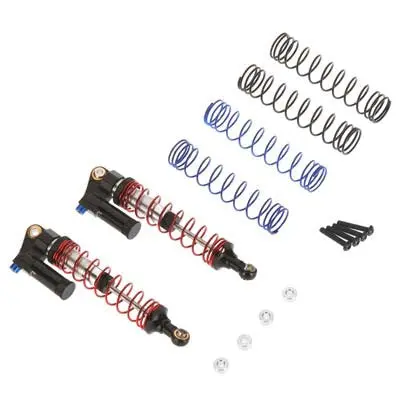 Hot Racing Piggyback Adj Rebound Shock 61-90Mm Black Sc  (Scx90cx01) 1