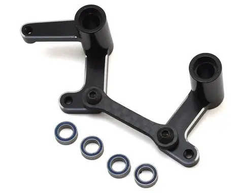 Hot Racing Traxxas Slash Aluminum Steering Bellcranks & Draglink Set (Black) (Hrate48g01) 1