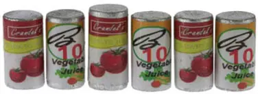 Handley House Food Cans, 6/Pc (Im65478) 1