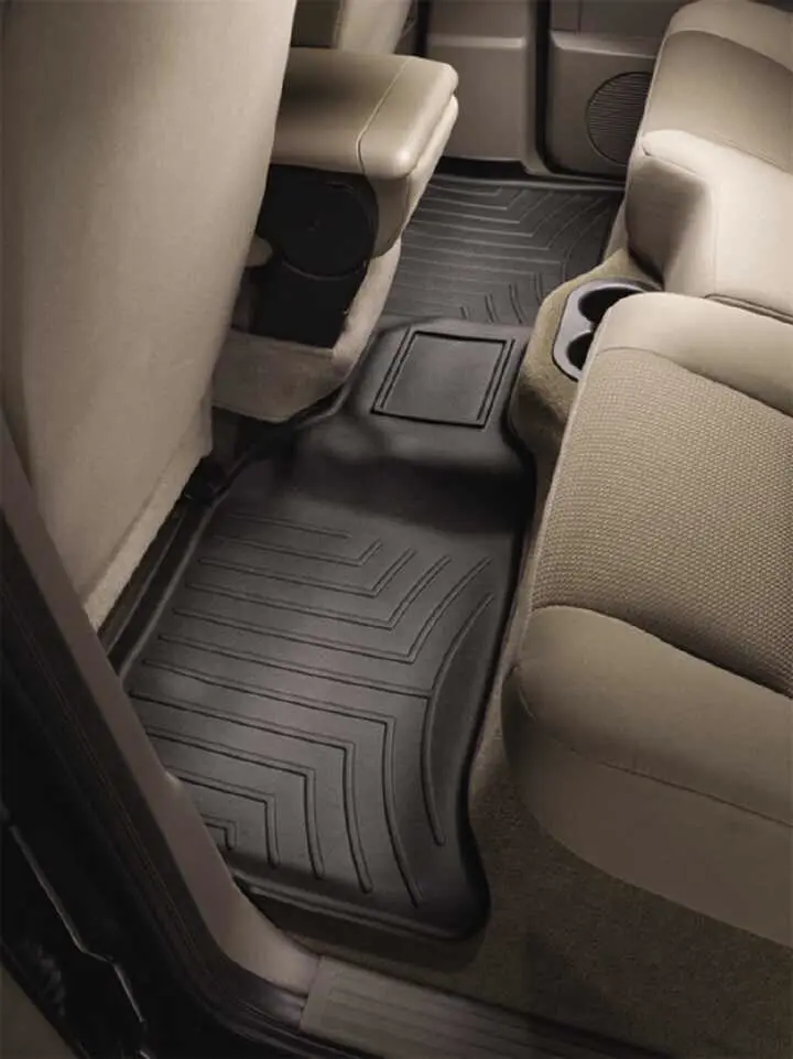 99-10 Super Duty Crew Cab Rear Floorliner Black 1