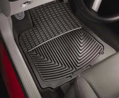 99-08 Super Duty Crew/Super Cab/Super Crew 00-05 Excursion Rubber Front Floor Mats Black 1