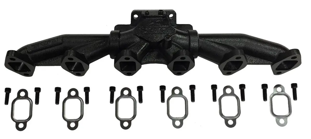 3 Piece Exhaust Manifold For 1988-1998 Dodge Cummins 12V 1