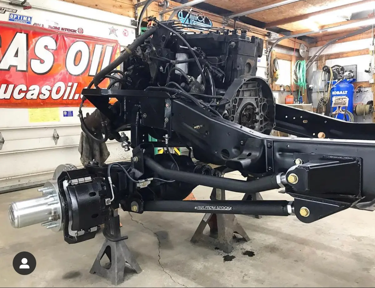 72-93 Dodge Front Coil Conversion Suspension Axle Swap Kit (03-13 Ram Axle) 1