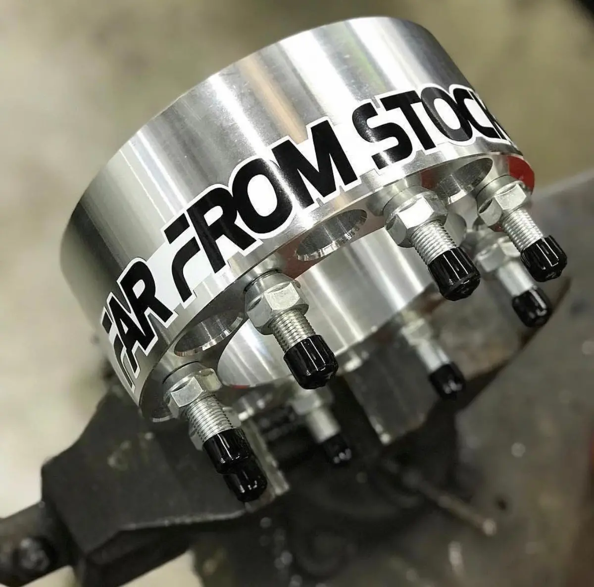 Wheel Spacers for 1972–1993 Dodge Trucks — 8-Lug x 6.5" Bolt Pattern with 1/2" Extended Lug Nuts
