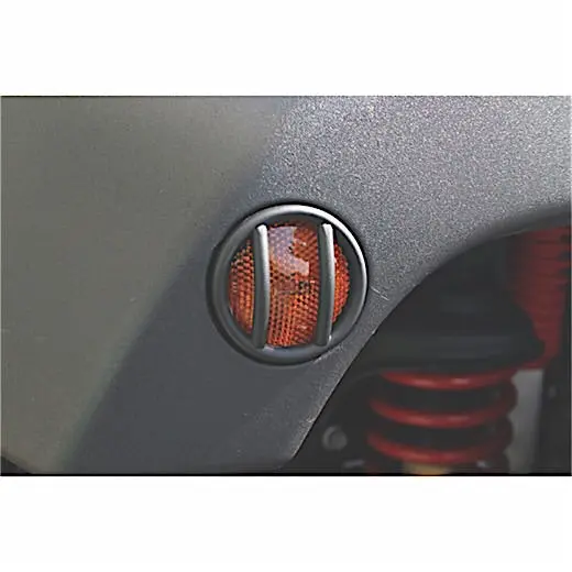 2007-16 Jeep Wrangler Jk Euro Guard Pair Side Marker Black 1