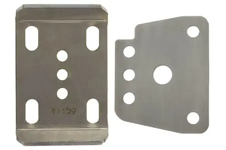 Dodge Dana 60 Front U-Bolt Plates 1
