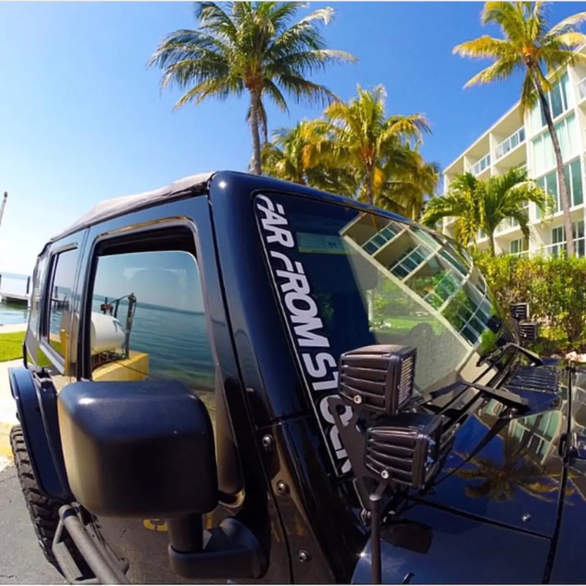 17" Ffs Jeep Jk Windshield Pillar Decal 1