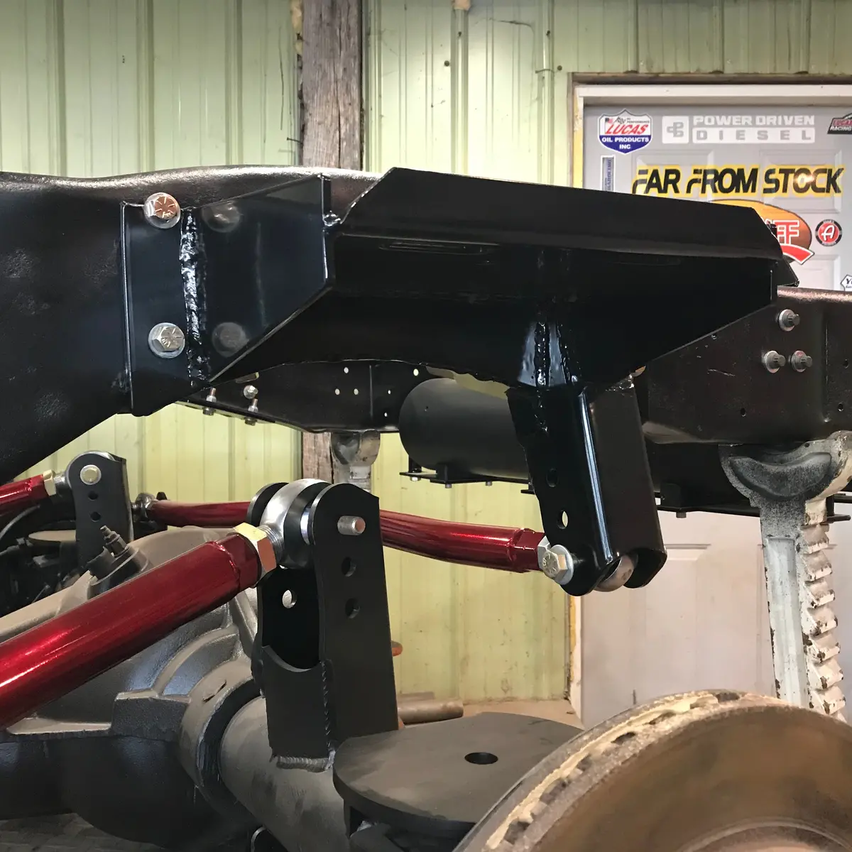 72-93 Dodge Rear Air Suspension Big Bag Kit  (03-13 Ram Axle) 1