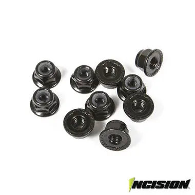 Vanquish 4Mm Flanged Wheel Lock Nuts (10) (Irc00140) 1