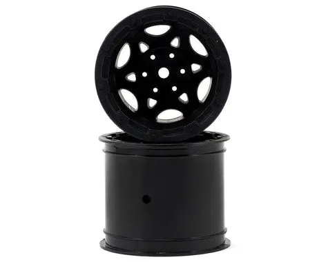 Jconcepts 12Mm Hex Tense 2.2" Stampede/Rustler Electric Front Wheel (2) (Black)  (Jco3335b) 1