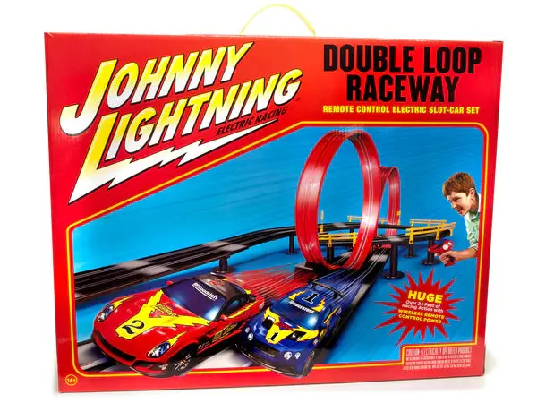 Auto World Johnny Lightning 24' Double Loop Raceway Remote Control (Jlrs001) 1