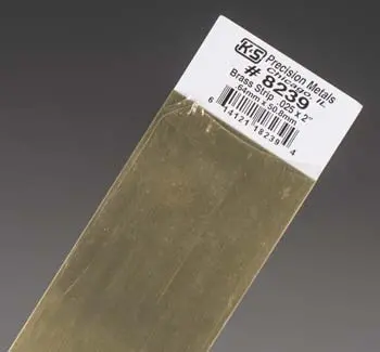 K&S Brass Strip .025X2"  (K+S239) 1