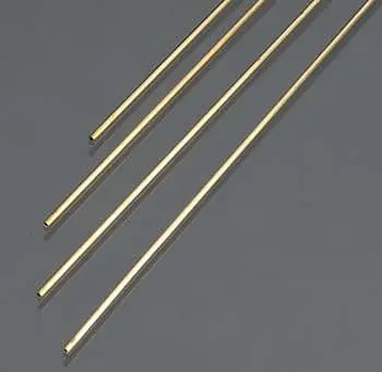 K+S 1Mm X 300Mm Round Brass Tube .225Mm Wall (4) (K+S9830) 1