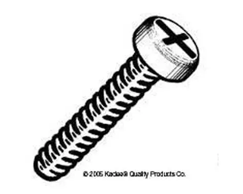 Kadee 2-56 X 1/2" Ho Delrin Screws  (Kad256) 1