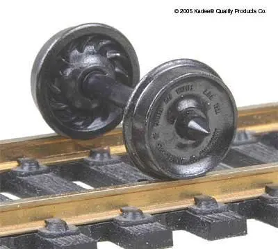 Kadee Ho Metal Wheels , 33" /Ribbed  (12 Sets)    (Kad523) 1