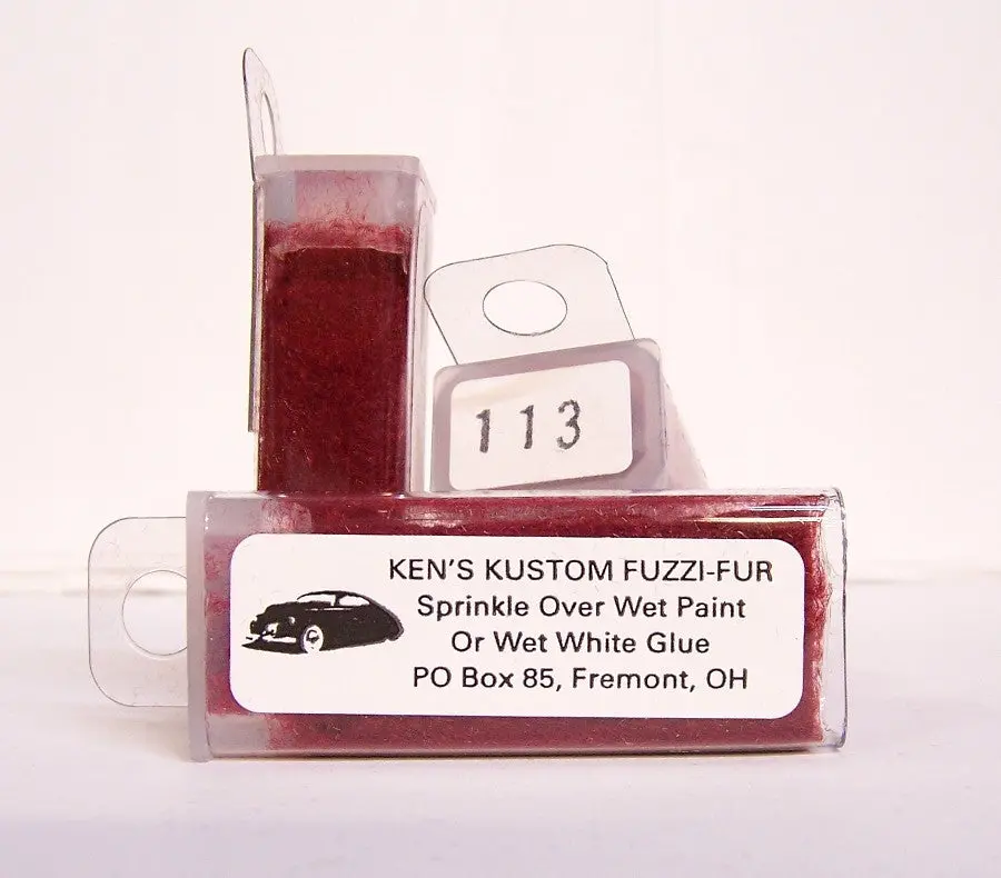 Ken's Maroon Fuzzi Fur (Ken-113) 1