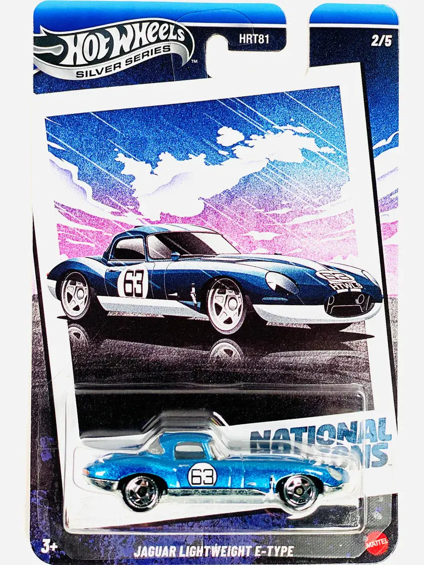Hot Wheels 2025 Silver Series National Icons Jaguar Lightweight E-Type 1