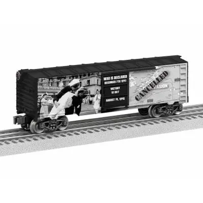 Lionel O-27 Kiss The War Goodbye Boxcar   (Lnl1938210) 1