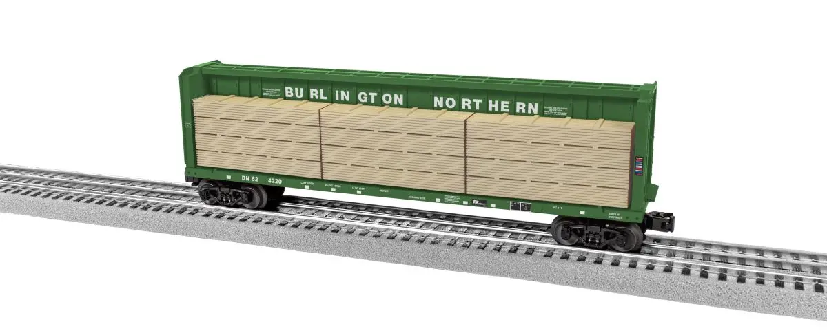 Lionel Burlington Northern Centerbeam Flatcar #624189   (Lnl2343061) 1