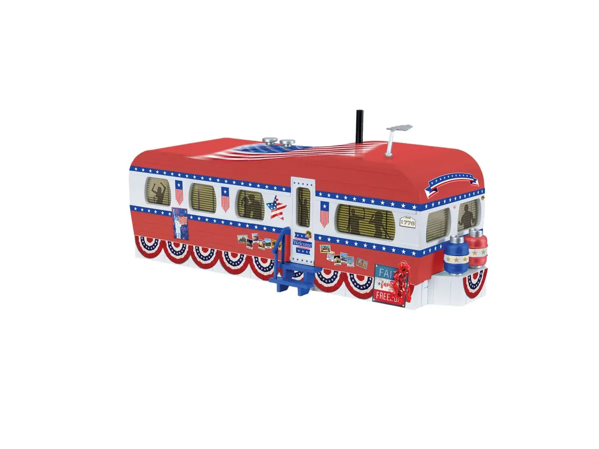 Lionel Patriotic Trailer Home  (Lnl2529220) 1
