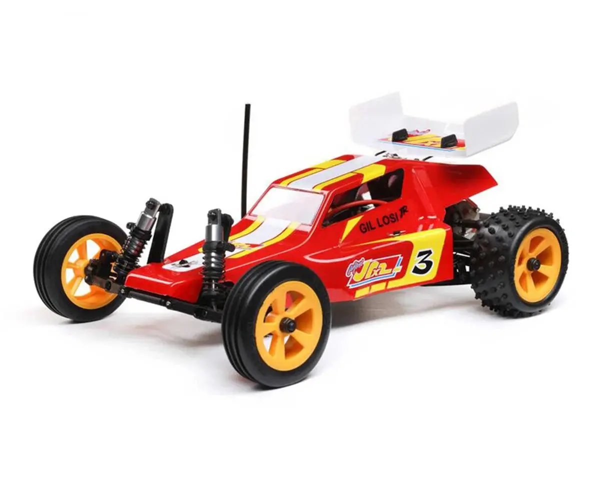 Losi Jrx2 1/16 Rtr 2Wd Buggy (Red) W/2.4Ghz Radio, Battery & Charger    (Los01020t1) 1