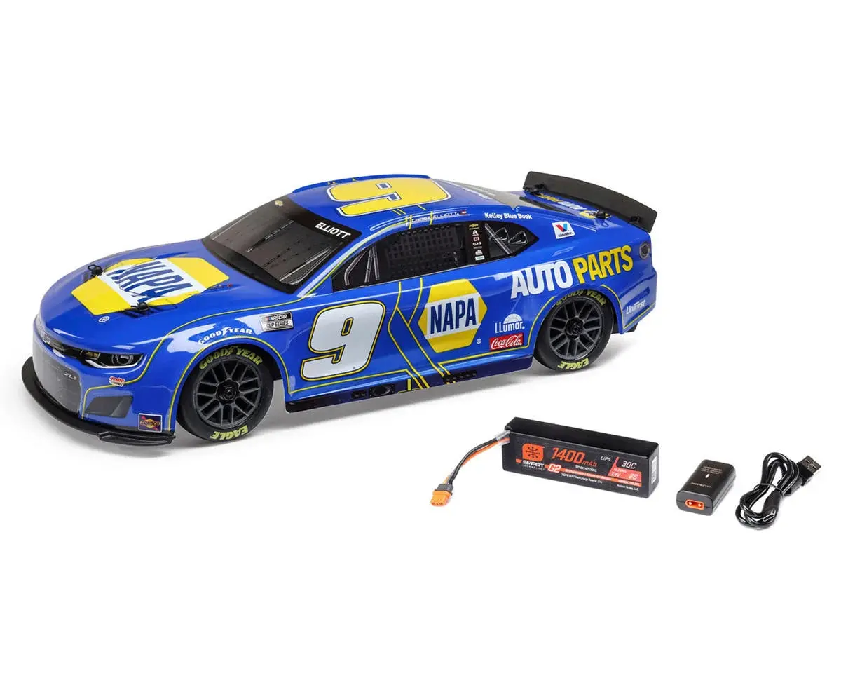 Losi 1/12 Nascar #9 Chevy Camaro Zl1 1/12 2S Awd Rtr On-Road Car (Chase Elliot) W/2.4Ghz    (Los1122509) 1