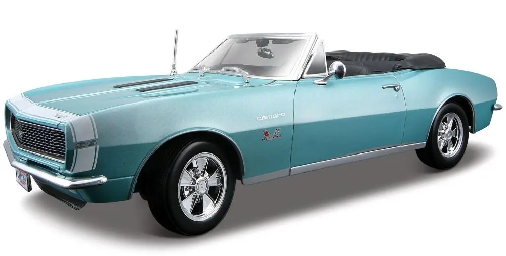 Maisto 1/18 1967 Chevrolet Camaro Ss396 Convertible (Metallic Turquoise)  (Mai31684tur) 1