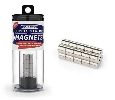 Magcraft 1/4"X1/4" Rare Earth Rod Magnet (Mfm617) 1