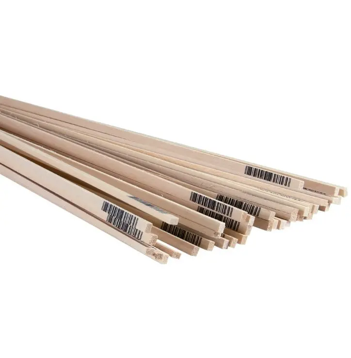Midwest 1/8" X 3/16" X 24" Basswood Strips   (Mid4045) 1