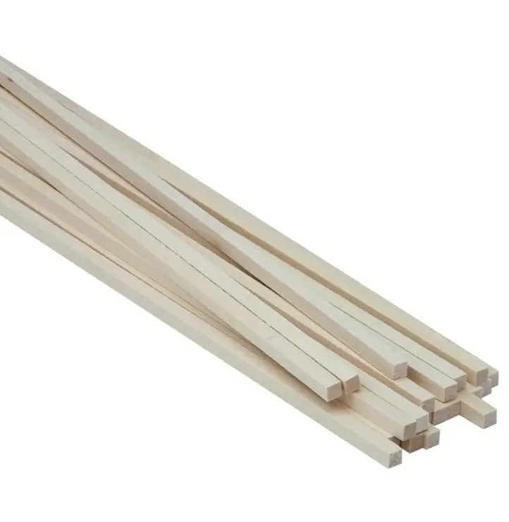 Midwest 1/4" X 1/4" X 24" Basswood Strips   (Mid4066) 1