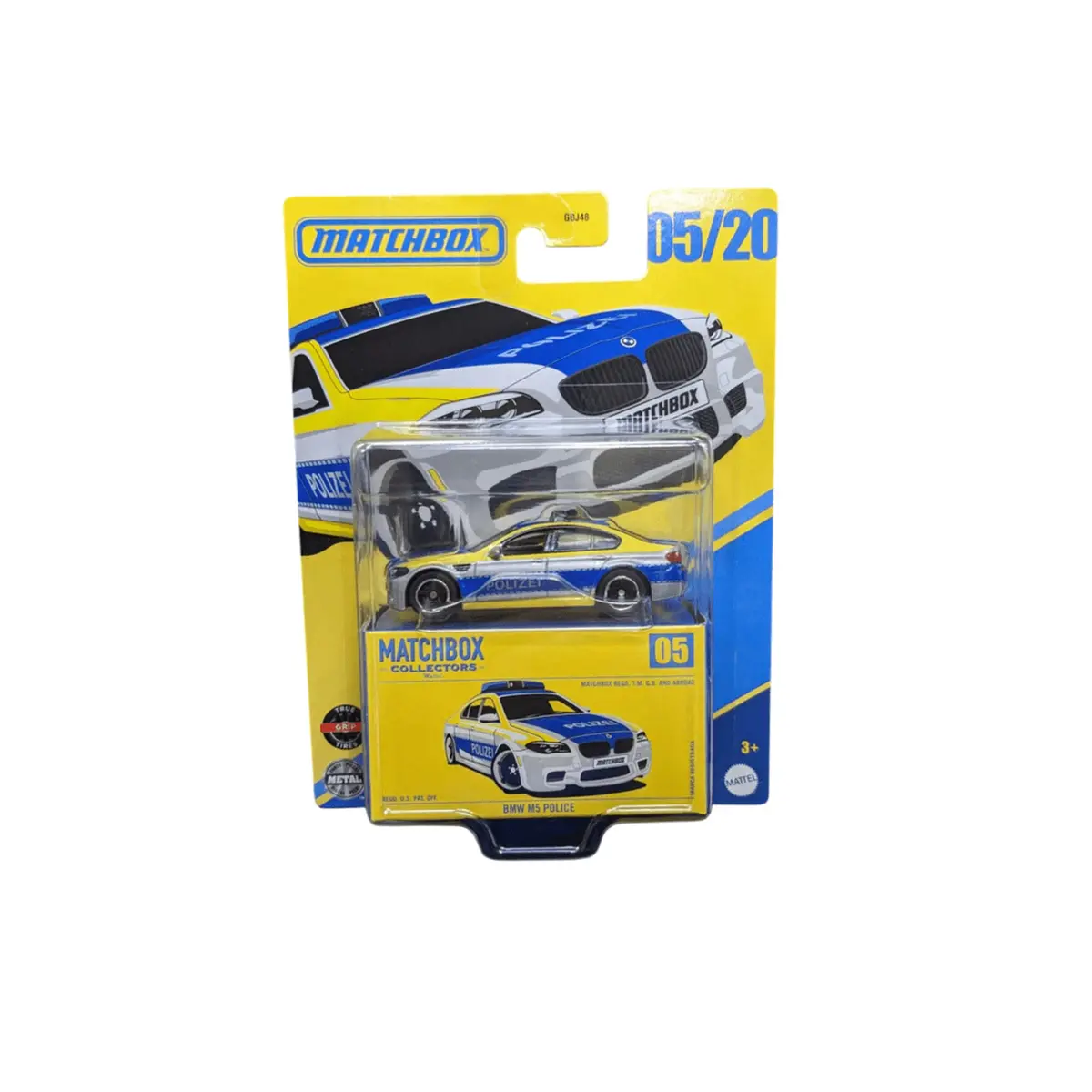 Matchbox Collectors #05 Bmw M5 Police  (Gbj48) 1