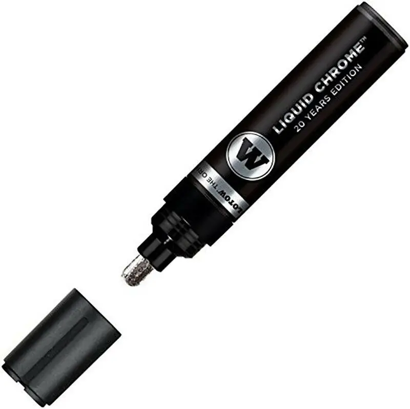Molotow 5Mm "Ultra Wide" Tip Liquid Chrome Mirror Effect Marker  (Mlw-104) 1