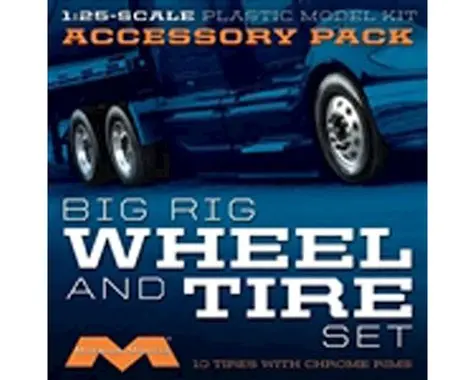 Moebuis 1/25 Semi Wheels/Tires (10 Pk) (Moe1010) 1