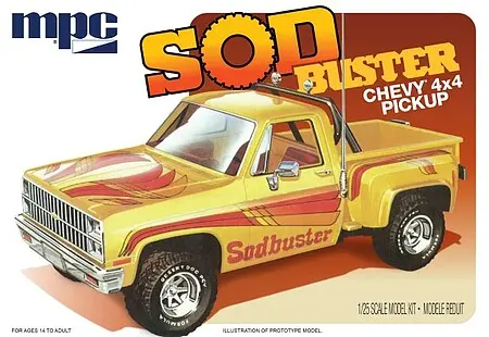 Mpc 1981 Sod Buster Chevy Stepside Pickup Truck     (Mpc972) 1