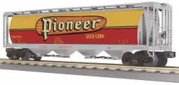 Mth O Gauge Railking 4-Bay Cylindrical Hopper Car  (Mth3075734) 1