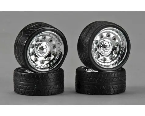 Pegasus Hobbies  23" Magnum's W/Tires Chrome (4)  (Pgh2312) 1
