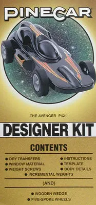 Pinecar Complete Designer Kit Avenger  (Pinp421) 1