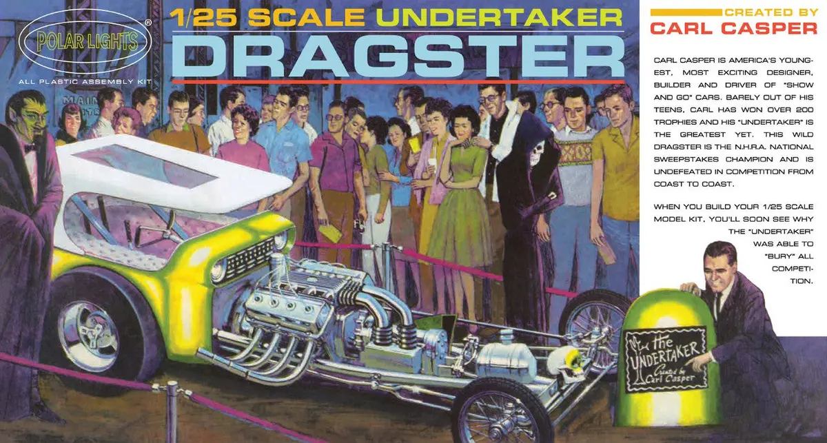 Polar Lights Carl Casper Undertaker Dragster 1/25 Polar Lights  (Pll996) 1