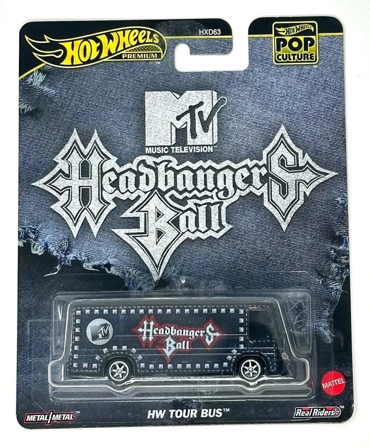 2025 Hot Wheels Premium Hw Tour Bus Mtv Headbangers Ball Pop Culture 1