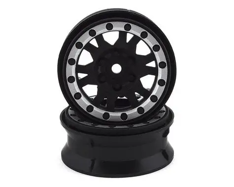 Pro-Line Impulse 1.9" Bead-Loc Wheels (Black/Silver) (2)  (Pro276913) 1