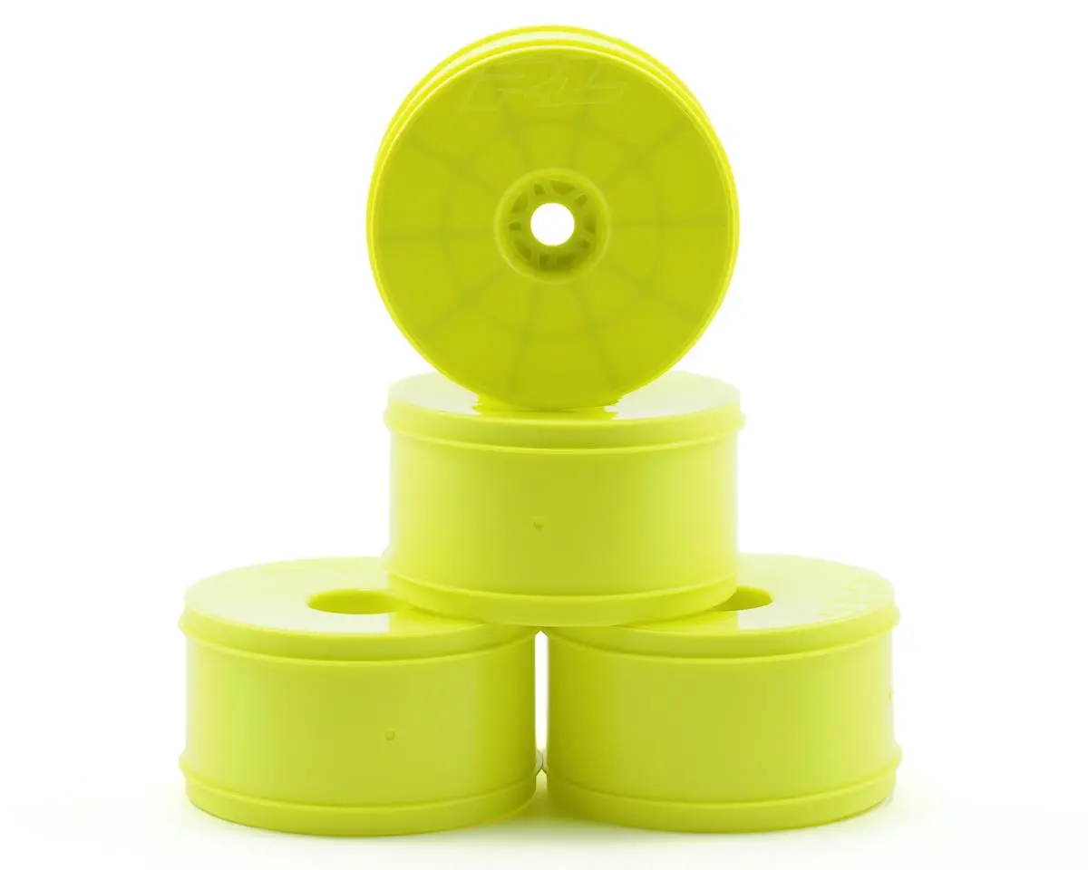 Pro-Line Velocity Vtr 4.0" Zero Offset Truck Truggy Wheels (4) (Yellow)  (Pro280002) 1