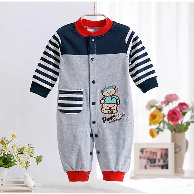 Cute Animal Pattern Baby Romper 1