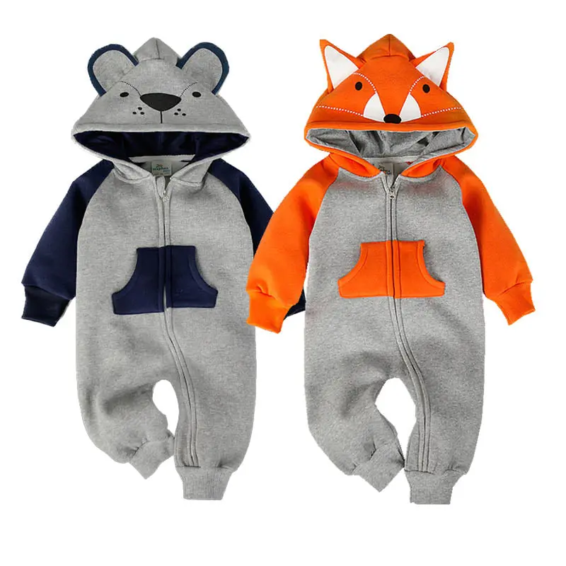 Fox Shape Baby Romper 1