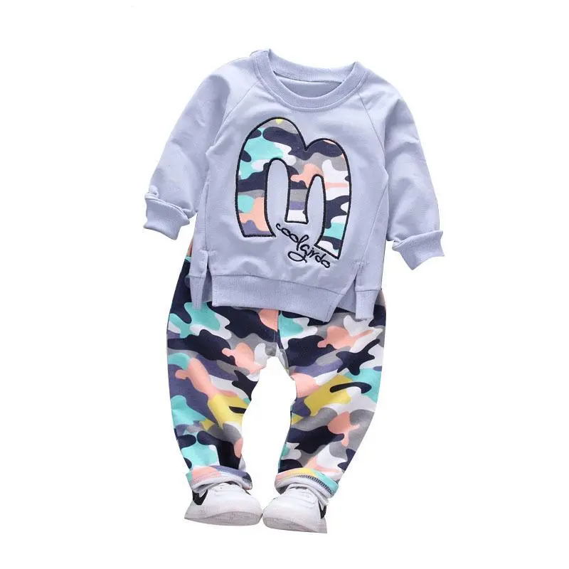"M" Shape Baby Boy Autumn Clothing Set 1